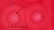 <p><b>Fig. 20:4.</b> Kolonier av <i>Staphylococcus aureus</i> subsp. <i>aureus</i>, stam SLV 350, odlad aerobt på nötblodagar under 24 timmar vid 37°C. Observera dubbelhemolysen, som syns med belysning underifrån. Den svarta lutande pilen visar på den inre klara (fullständiga) hemolyszonen (orsakad av ett α-hemolysin) och den blåa horisontella pilen visar på den yttre breda och diffusa (partiella) hemolyszonen (orsakad av ett β-hemolysin). Längden på hela skalstrecket motsvarar 1 cm. Datum: 2011-01-24.</p>

<p> </p>